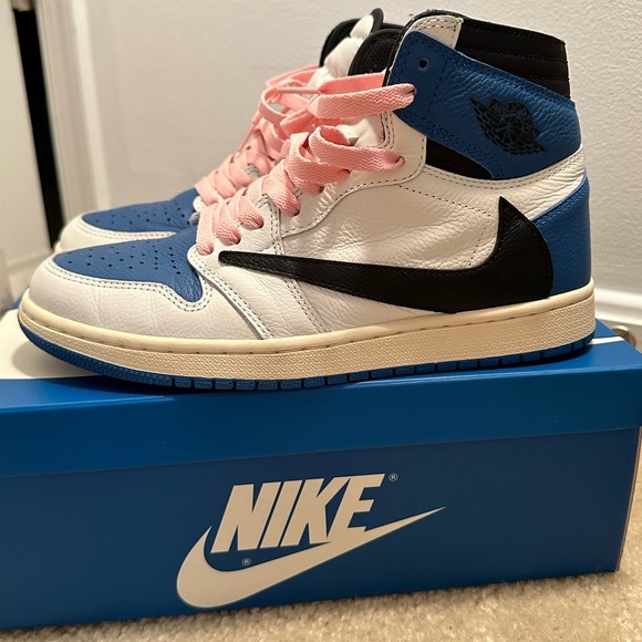 Nike Air Jordan 1 High Travis Scott Fragment Design - Picture 1 of 8
